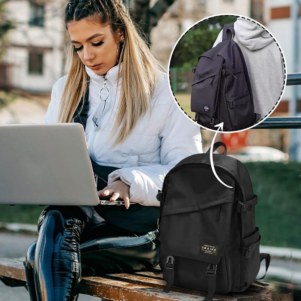 Lässiger Rucksack College Laptop-Rucksack, Wasserdichter Leichter Reiserucksack Sport Studenten Schultasche