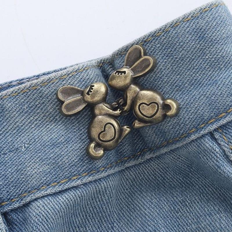 

Пряжки для утяжки талии, Съемные, Без гвоздей, Бесшовные, Регулировка размера талии брюк/юбки One Size жёлтый