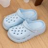 Women and Men's Hole Shoes Summer Non-Slip Outdoor Sandals Closed Toe Shit Feeling Beach Slippers Thick Bottom Soft Bottom