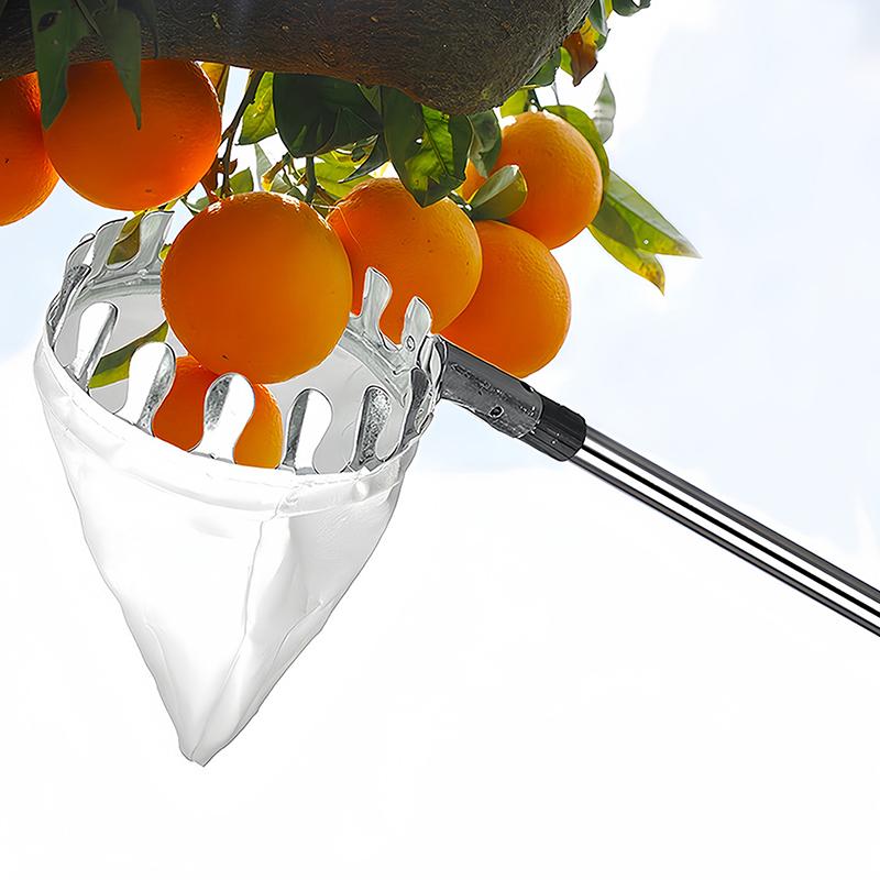 Fruit Picker Tool Gardening Orchard Picking Tool With Storage Bag Fruit Catcher For Cherry Berry Orange Lemon Pear