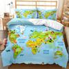 Map Bedding King Size Winter Duvet Cover Sets Kids,twin Full Queen King Bedroom Set Home Textile Housse De Couette