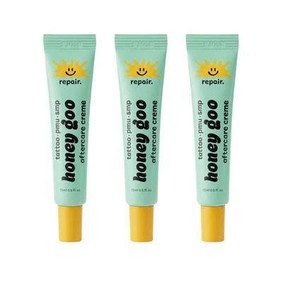 2+1 Honey Goo Repair 15ml Tattoo Aftercare Cream Semi-permanent Waxing Tattoo Post-care, Repair 15ml, 3 Pcs.