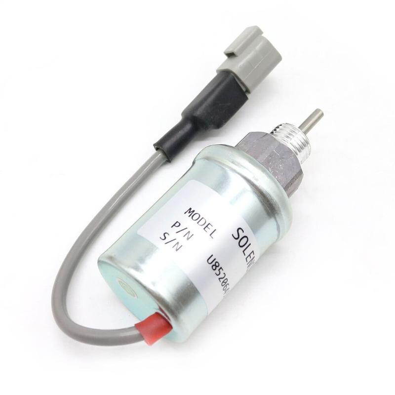 High quality New For U85206452 Electrical 12V Shut Off Solenoid for Perk 402D 403D 404D 404C 40 U85206452