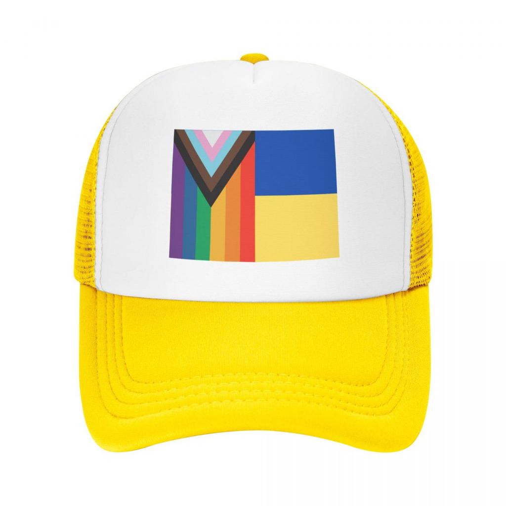 Queer / LGBTQIA Ukrainian Pride Baseball Cap Luxury Brand Visor Unisex Cap Women'S