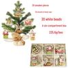 Rustikaler Holz-Weihnachtsbaum-Anhänger DIY Dekorationszubehör