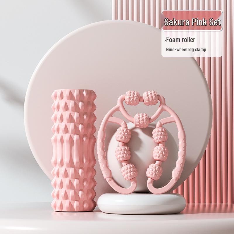 Professional Foam Roller for Muscle Relaxation and Leg Slimming - Wolf Tooth Massage Roller for Yoga and Fitness