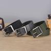 Casual Men'S Woven Belt Imitation Nylon Canvas Tactical Belt Outdoor Simple Pin Buckle Belt