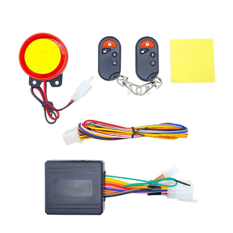 1Set 12V Motorcycle burglar alarm Motorcycle Theft Protection Remote Activation Motorbike Burglar Alarm Accessories