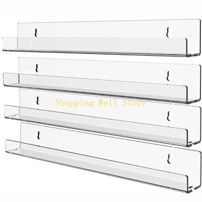 Acryl Badkamerplanken 15x1,3 Inch Dikke Acrylplanken Wandmontage Veelzijdige Zwevende Planken Opslag en Display