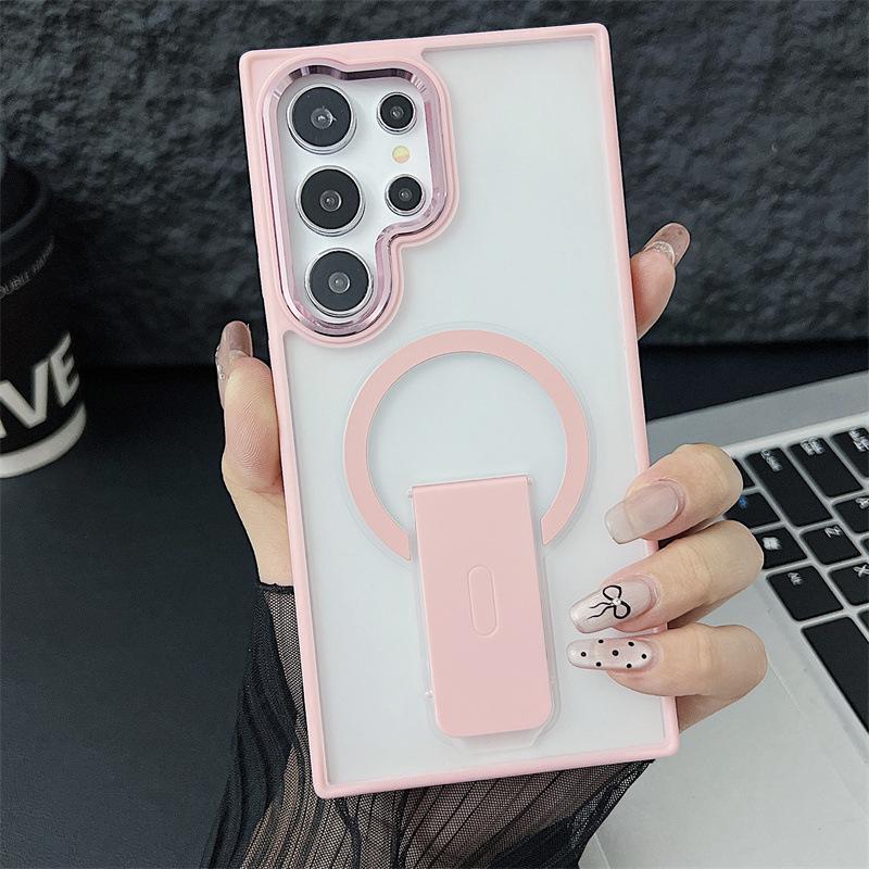 Samsung S25 Ultra Magnetic Bracket Phone Case for S24, S24 Plus, S23U, S25+