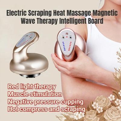Scrape Cupping Massager, Electric Heating Fat-removing Massager