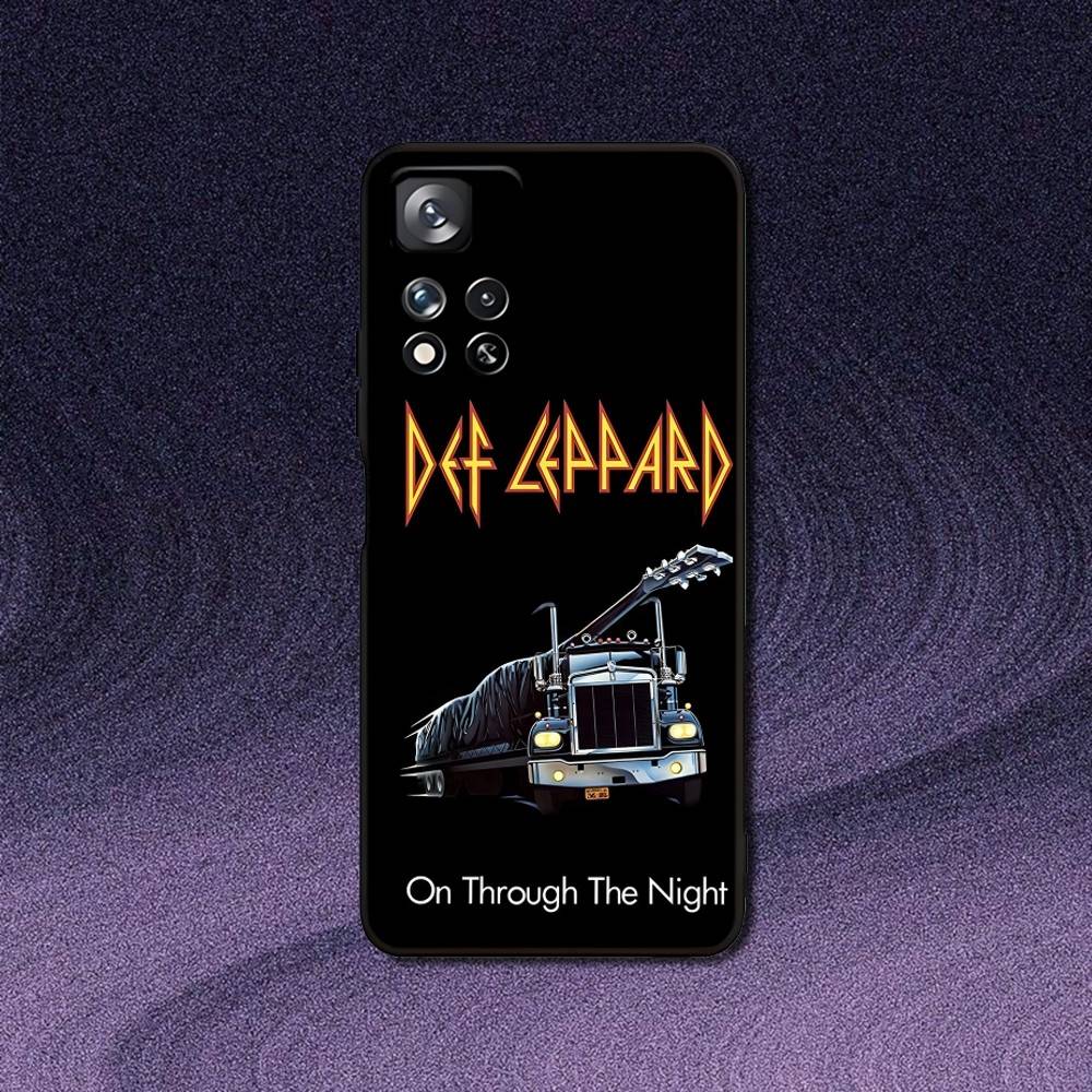 D-Def Leppard Stand By Me Phone Case For Samsung S 25,24,23,22,30,21,10,9,Ultra,Plus,Lite,FE,4,5G Black Soft Case
