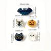 2pcs Halloween party personality funny bat pumpkin spider small grab clip niche fashion versatile braided hair accessories