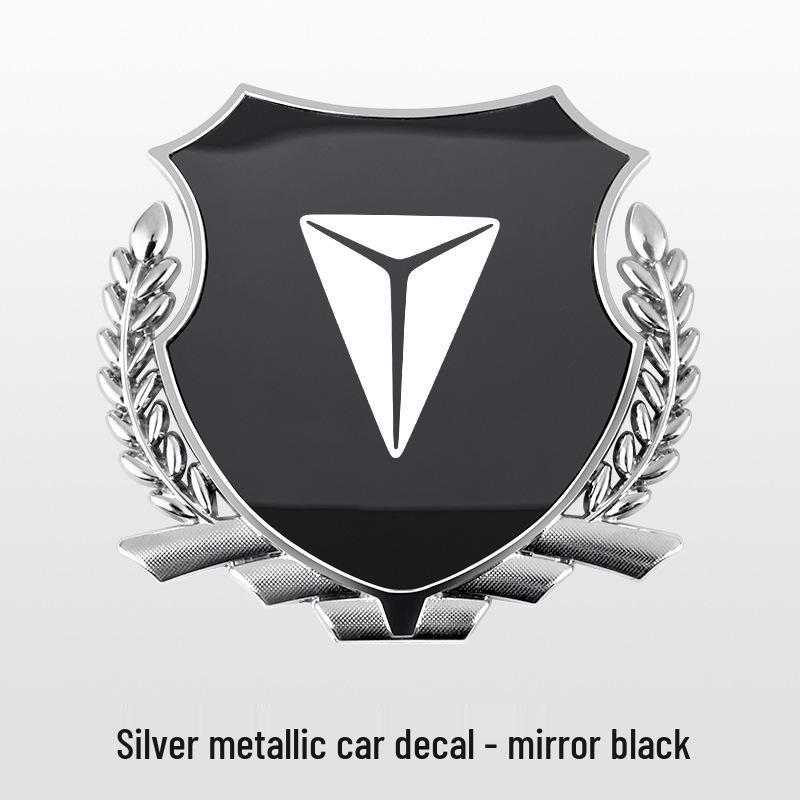 Metall-Ähren-Seitenemblem-Aufkleber für Shenlan S05/S07/SL03/L07/S09/G318/S7 Autos