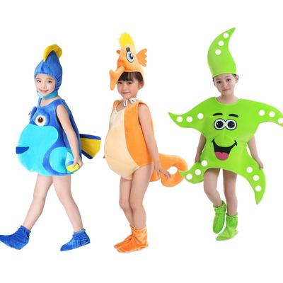 Kids' Ocean Play Costume Set: Octopus, Seahorse, Starfish, Sea Turtle, Shell, and Lobster