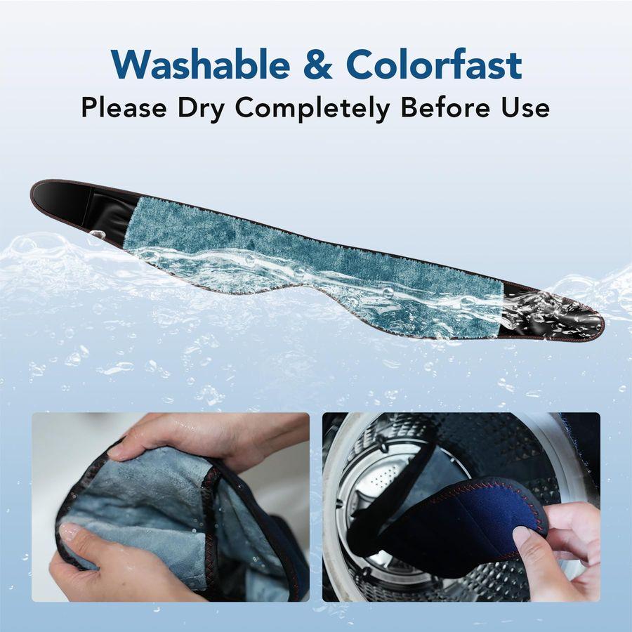 

Heating Pad Massager for TMJ and Pain Relief, USB Electric Heat Pad with 3 Heat & 4 Time Settings for Wisdom Teeth, Chin, Fa синій