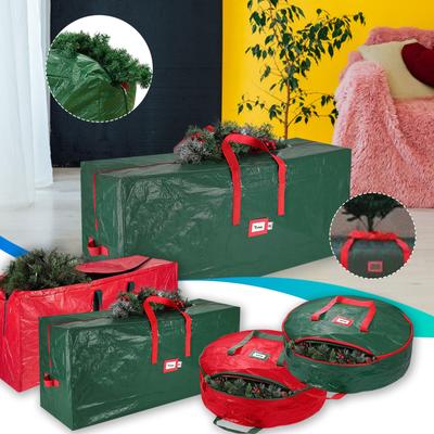 Bolsas de almacenamiento para árboles de Navidad, bolsas organizadoras, bolsas de almacenamiento impermeables para árboles de Navidad, bolsas de almacenamiento de polvo resistentes a insectos para el día de Navidad