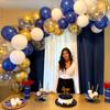 40pcs Navy Blue Balloon Set Wedding Kids Birthday Party Latex Confetti Balloons Garland Graduation Party Decoration Baby Shower
