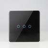 3 Gang Toughened Glass Frame for Version Smart WiFi 10A Touch Wall Switch for Smart Home