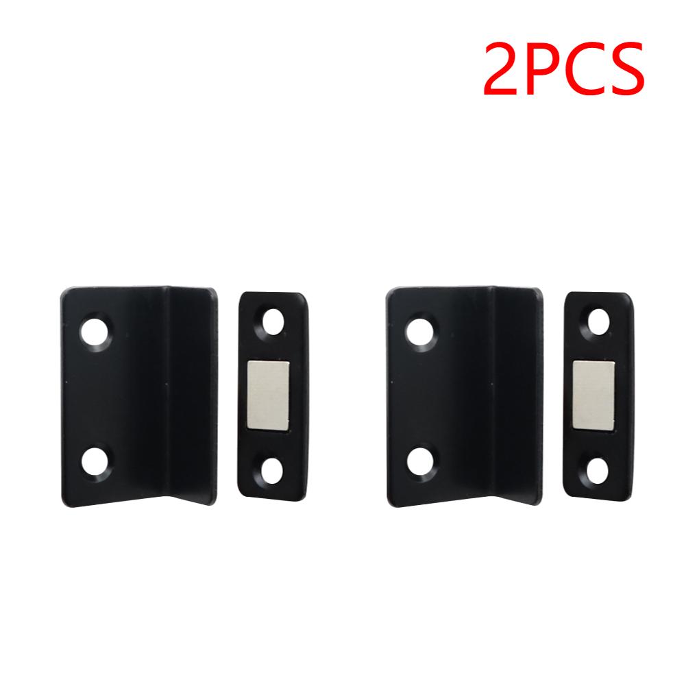 L-shaped Door Touch Magnetic Door Catch Latch-Invisible Strong Adhesion Drill-Free Mount Seamless Release- Ideal for Cabinets Do