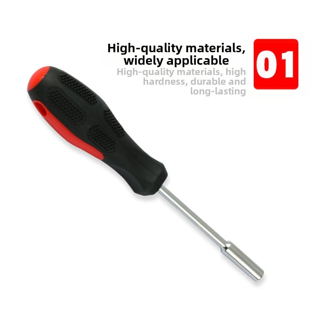 

Screw Handle Lengthened Magnetic Hexagonal Batch With Anti-slip Handle Multifunction Quick Screwdriver Bits China Mainland
