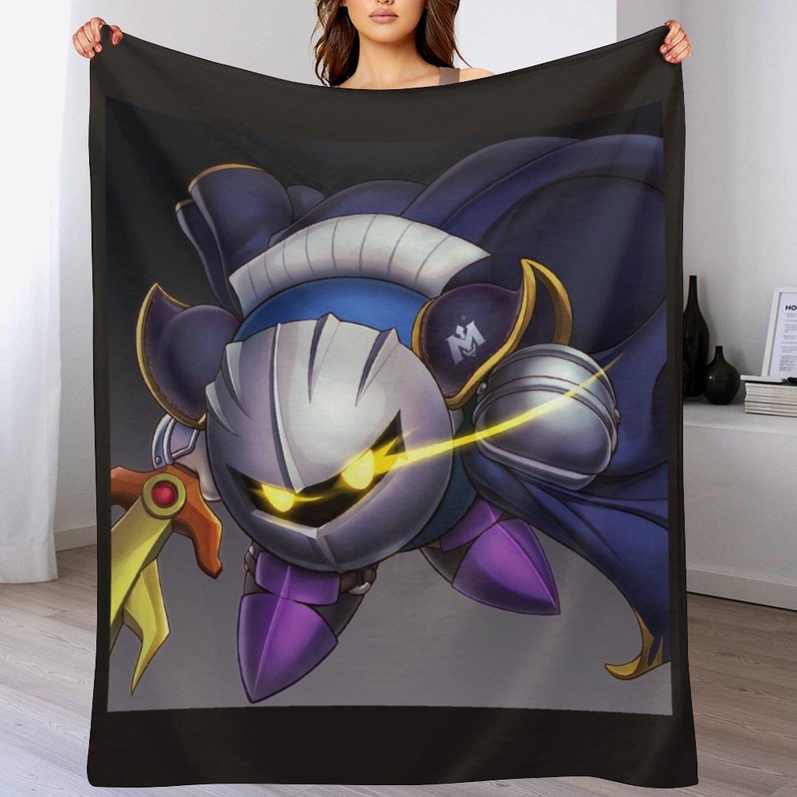 Meta Knight avatar Throw Blanket Sleeping Bag Bed Fashionable Thermals For Travel Winter beds Blankets 102x76cm(40x30in)