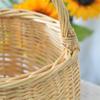 Eco Friendly Natural Wicker Basket Lightweight And Breathable Perfect For Picnic Outings And Home Storage Of Produce