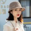 Bucket hat women's high-end sense summer new sunshade sunscreen hat big head circumference small face hat versatile sun hat