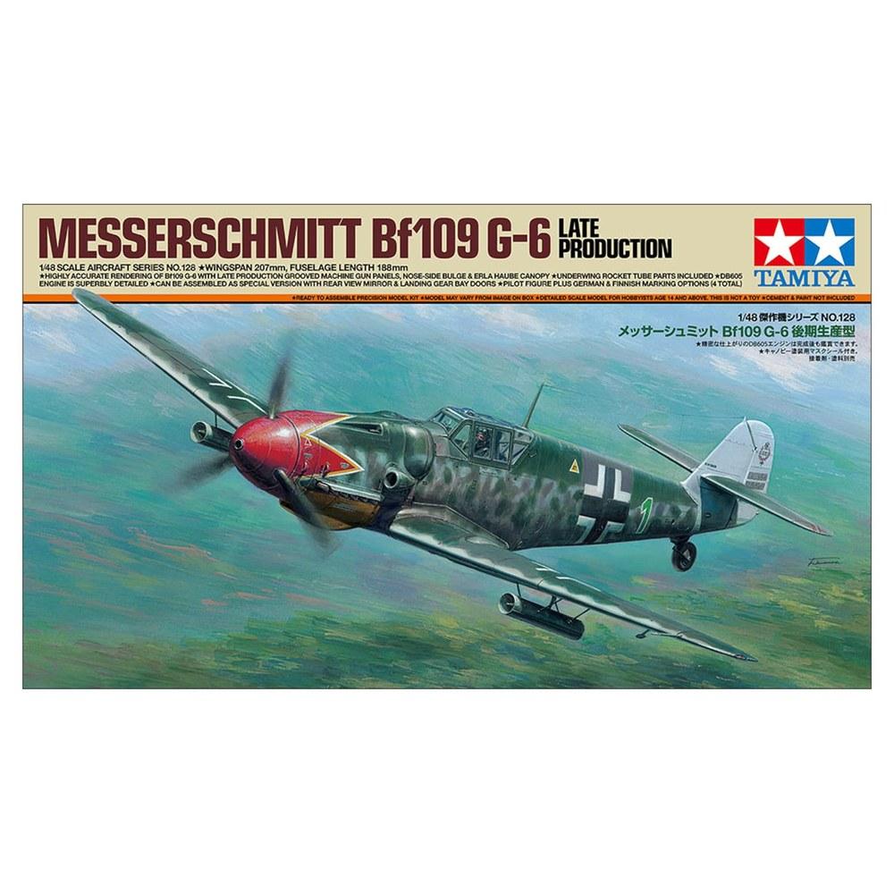 Tamiya Masterpiece Series No.128 Messerschmitt Bf109 G-6 Late Production Model Plastic Model Kit 61128