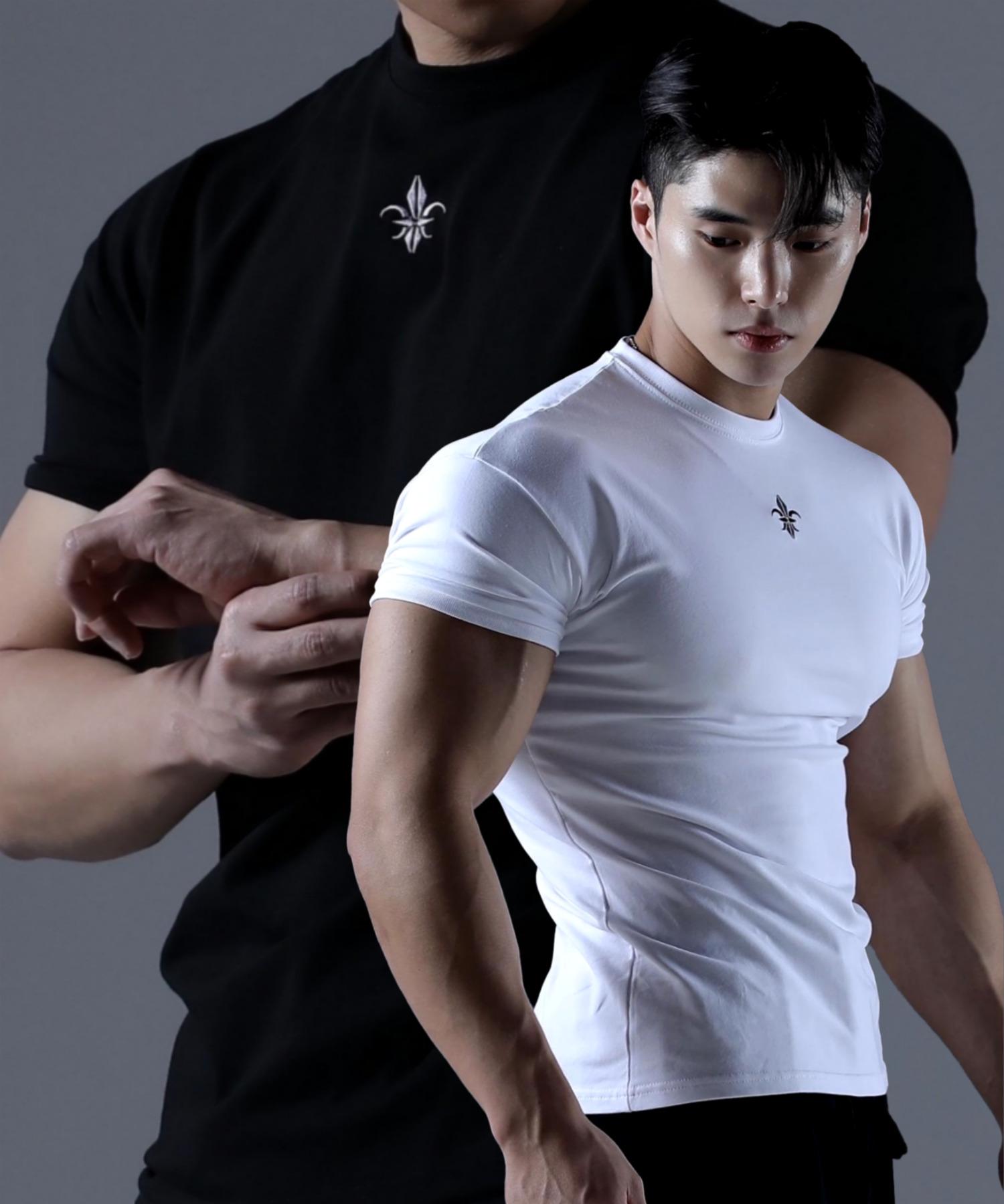 Camid Logo Muscle Fit Short Sleeve T-Shirt [2Pack] Black/Xxl