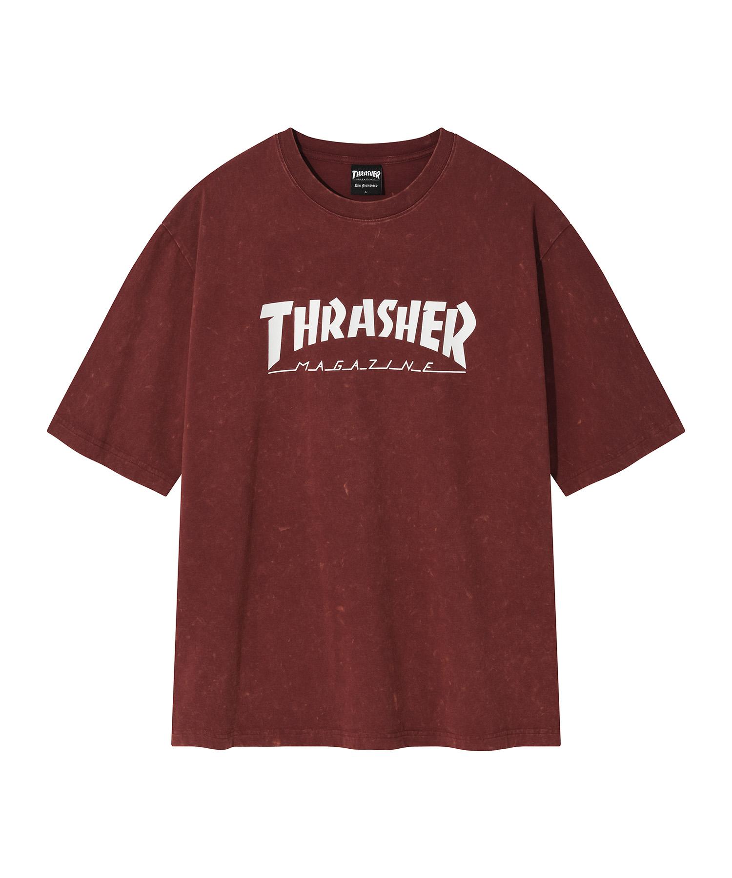 Treasure Magazine Comet Washed Short Sleeve T-Shirt Wine S