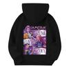 Sudadera con capucha de manga larga para niños con cuello redondo casual y estampado