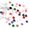 30pcs 6mm Resin Artificial Coral Beads for Jewelry Making Camelia Flower Beads DIY Earring Bracelet Neckalce Accessories