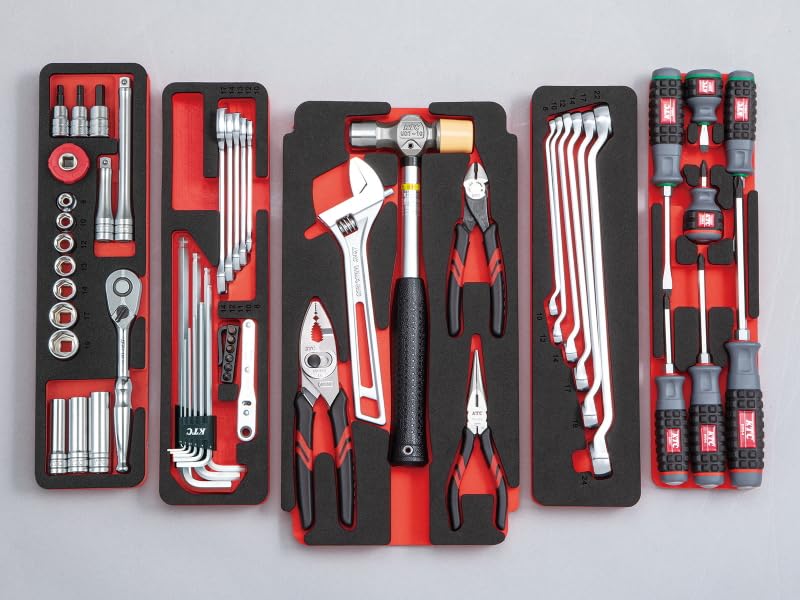 Kyoto Tool Tool Set for Automotive Sky SK35626WZSBL (KTC) 9.5 sq. [56-Piece] Carry-on Maintenance, Blue, (2026SK)