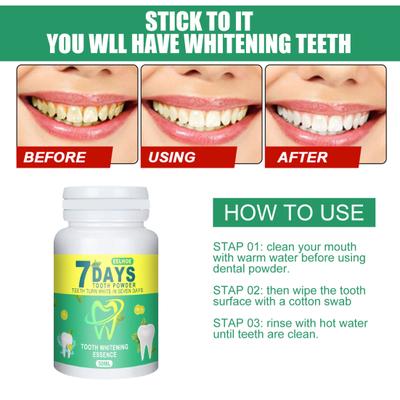 50ml Tooth Powder Whitening Remove Smoke Stains Remove Coffee Stains Tea Stains Reduce Plaque Dental Care 