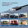 Air Vent 3 Speed 5V 1A Car Usb Cooling Fan 360 Degree Adjustable Air Outlet Car Fan 5-Blade Low Noise For Car Truck Suv Sedan