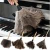 Feather Duster Wooden Handle Duster Anti-static Dust Removal Dusters Ostrich Duster Feather Fur Brush For Home Cleaning Tools