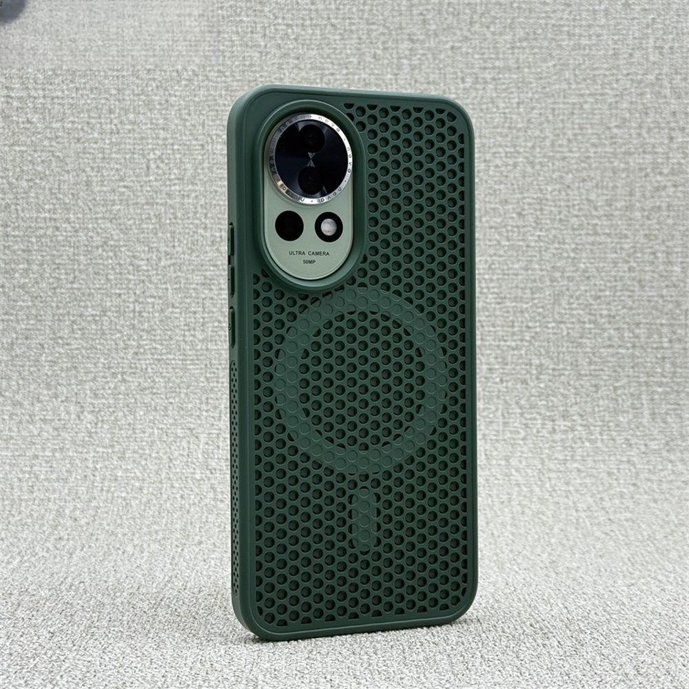 

Роскошная охлаждающая сетка для чехла MagSafe для Huawei Pura 70 P70 Pro Ultra Mate 70 60 50 Plus Nova 13 12 PC Беспроводная зарядная крышка Huawei Mate 50