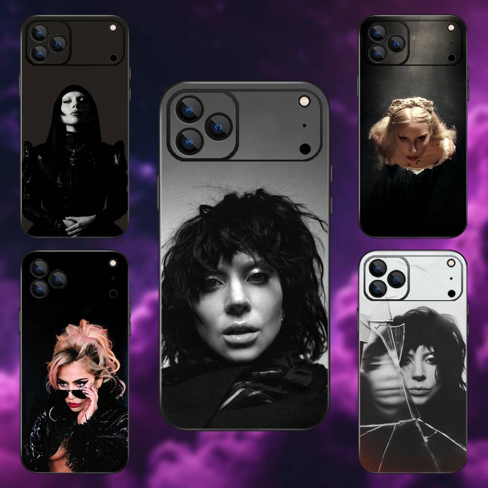 L-Lady G-Gaga Famous Singer Phone Case For iPhone 17,16,15,14,13,12,11,Pro,Max,Plus,E,Air,Mini Protective TPU Cover