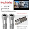 Jiezhuzhe High-Temperature Stainless Steel Braided Corrugated Hose