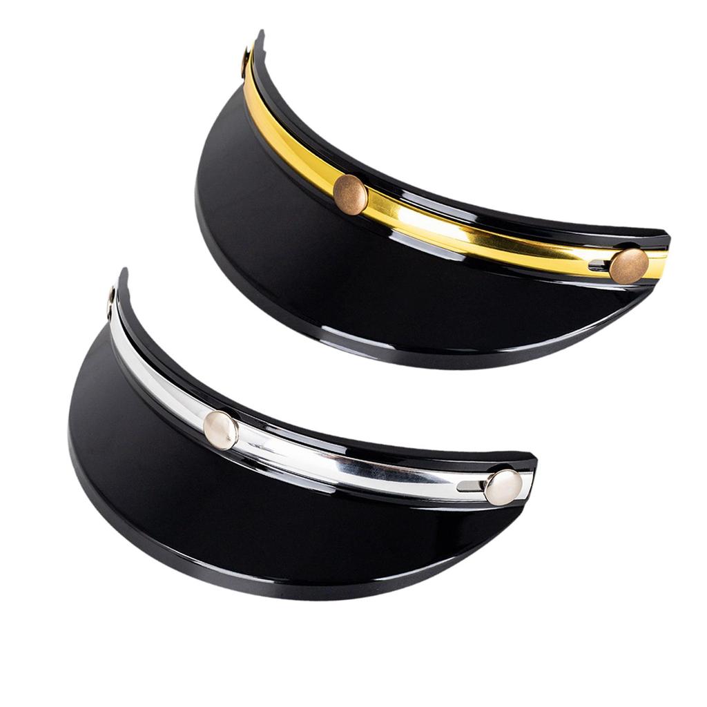 Motocyklový štít na helmu se 3 knoflíky, sluneční ochrana, moderní sluneční clona pro helmy se 3 knoflíky, díly a příslušenství