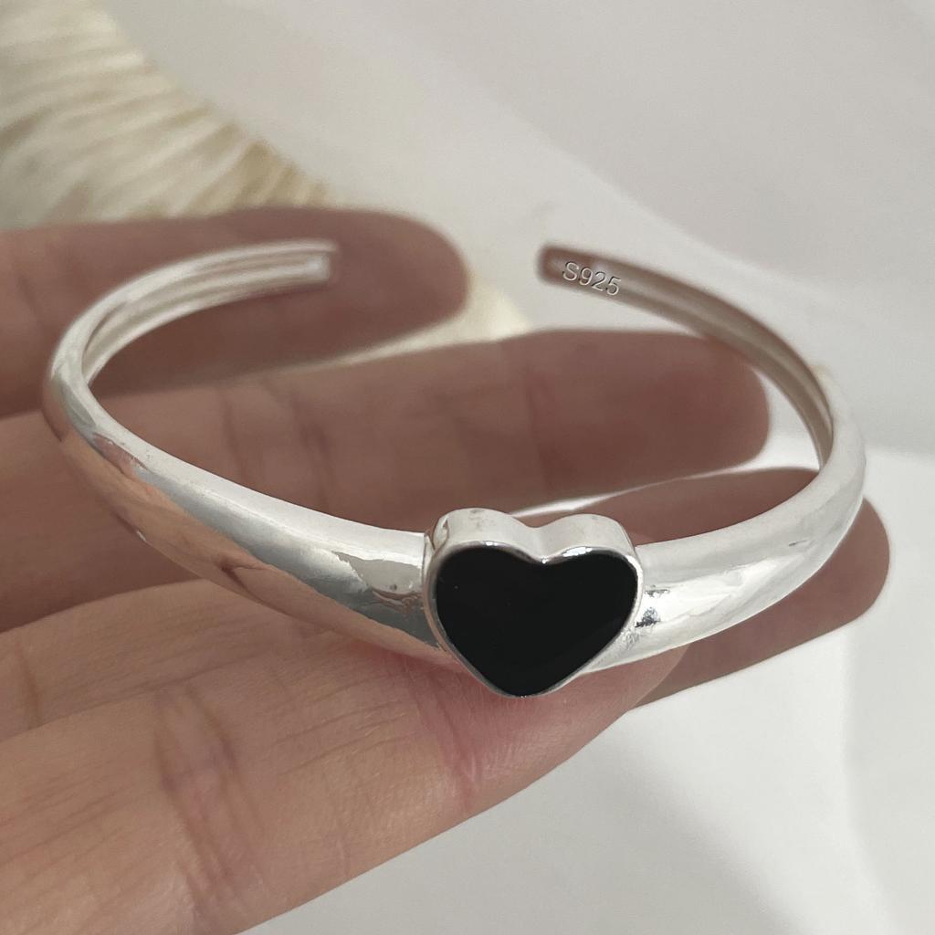 100% Massives 925 Sterling Silber Metallarmband für Damen Herren Vintage Handgefertigt Schlicht Geburtstag Geschenk S-B451