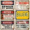 Vintage Tin Sign Home Decor Items Wall Decor Art Wall Mural Room Decoration Items Decor Men Retro Metal Sign Plate Bar Posters