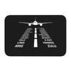 Personalized Plane Arrivals And Departures Doormat Mat Anti-Slip Plane Aviation Airplane Kitchen Bath Garden Rug Carpet 40*60cm