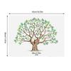 Fingerprint Tree Canvas Alternative Canvas Wedding Guest Book Fingerprint Tree Waterproof Creative DIY Sign-In Book for Party