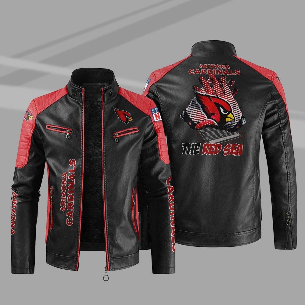 [European size thin] Cardinal locomotive leather jacket European and American large size men's PU spring and autumn leather jacket