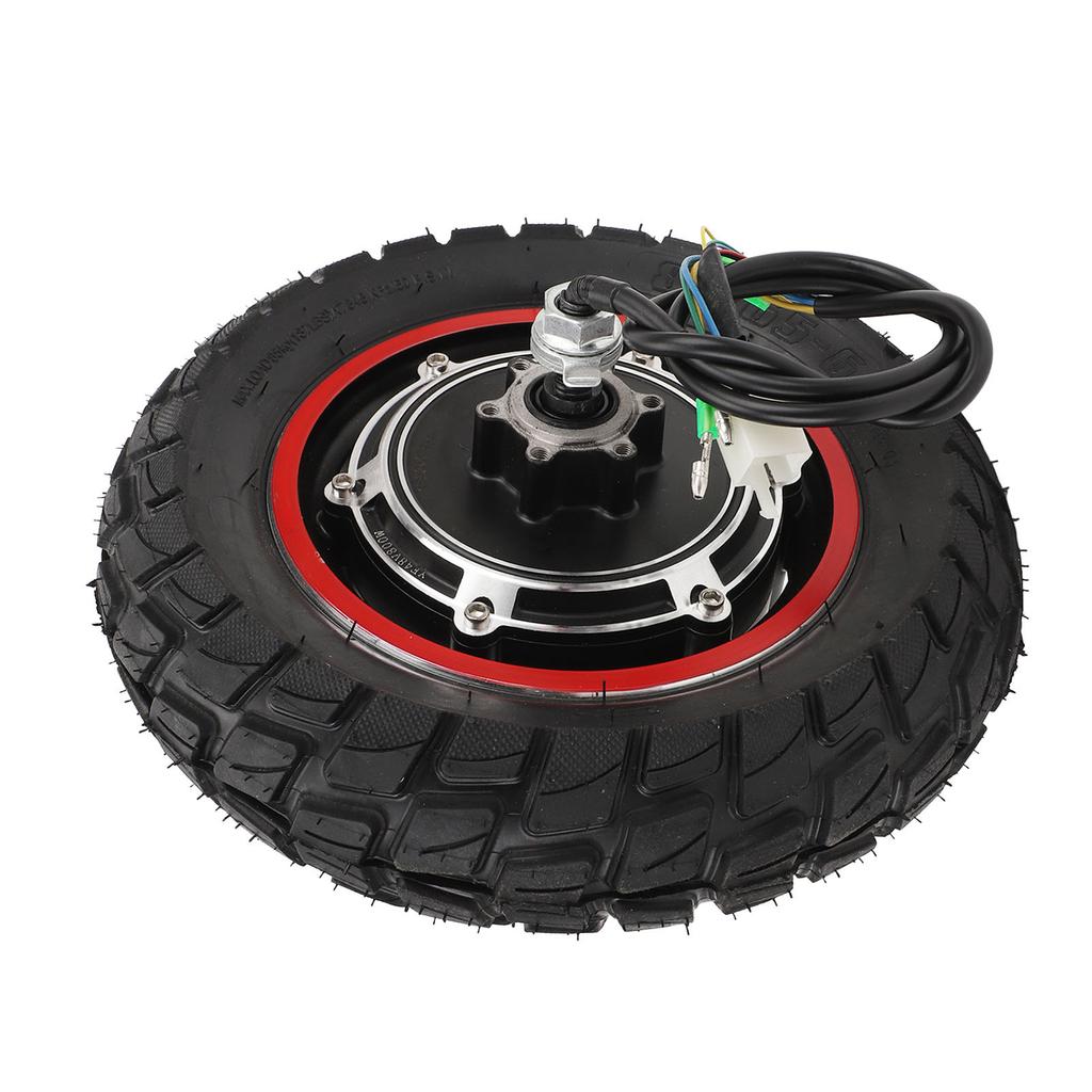 10 Inch Hub Motor 48V 800W Electric Scooter Hub Motor Rear Wheel Drive 250 to 1000RPM Off Road Brushless Hub Motor