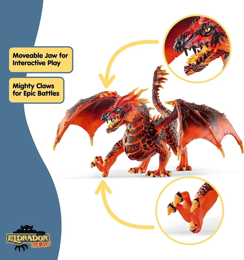 Schleich El Dorado Lava Dragon Figure 70138