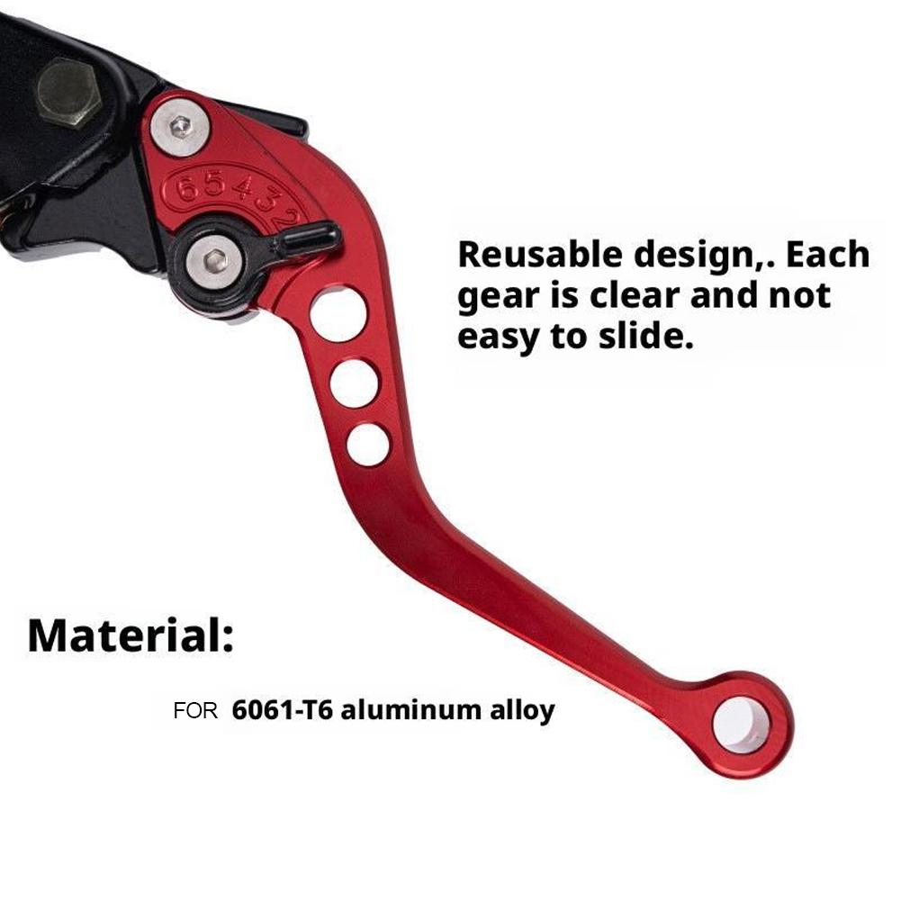 1Pair Brake & Clutch Master Cylinder Levers For Motorcycle Brake Clutch Master Cylinder Levers Universal Aluminum Handlebar Good