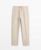 Masimodutti 100% Linen Total Look Pants